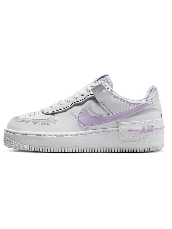 Women's Nike AF1 Shadow White/Lilac Bloom-Photon Dust (FN6335 102) - 8