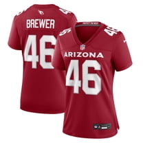 Women's Nike Aaron Brewer  Cardinal Arizona Cardinals  Game Jersey