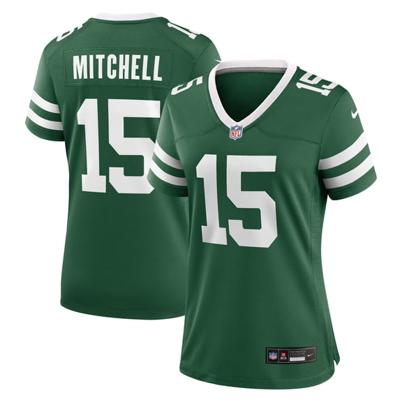 Women's Nike Adonai Mitchell Legacy Green New York Jets Team Game Jersey