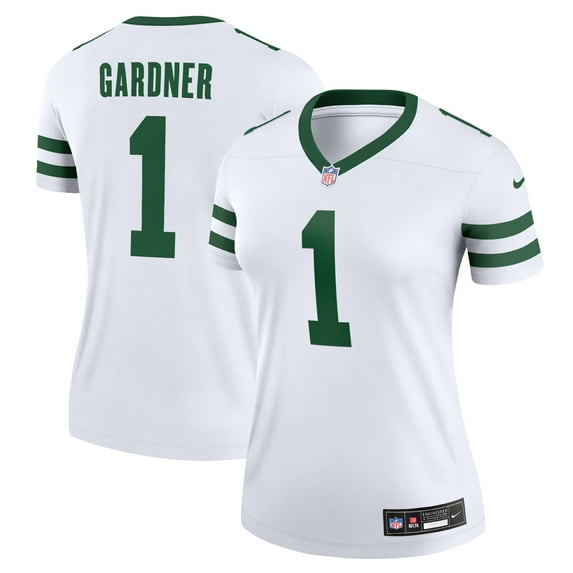 Women's Nike Ahmad Sauce Gardner Legacy White New York Jets Legend Player Performance Top