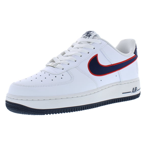 Nike Air Force 1 '07 Womens Shoes Size 8.5, Color: White/Obsidian/University Red