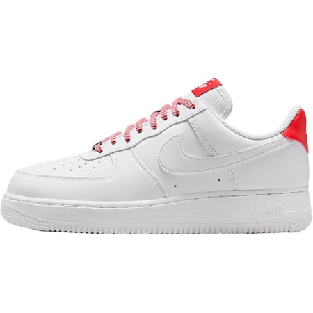 Women's Nike Air Force 1 '07 White/LT Crimson-Pink Foam (IB7167 103) - 6.5