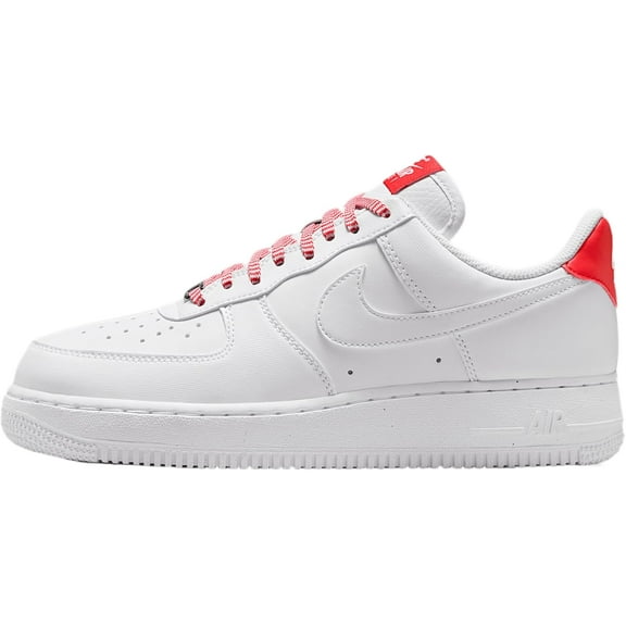 Women's Nike Air Force 1 '07 White/LT Crimson-Pink Foam (IB7167 103) - 8