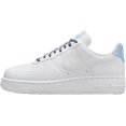thumbnail image 1 of Women's Nike Air Force 1 '07 White/White-LT Armory Blue (IB7167 101) - 6.5, 1 of 1