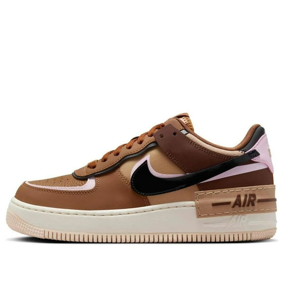 Women's Nike Air Force 1 Shadow Lt British Tan/Black (DZ1847 200) - 6