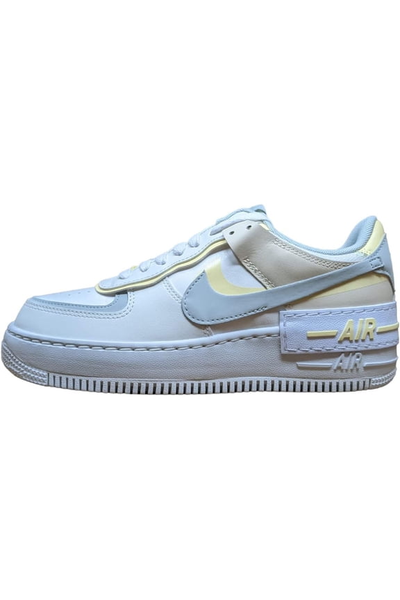 Women's Nike Air Force 1 Shadow Sail/Light Silver-Citron Tint (DR7883 101) - 10