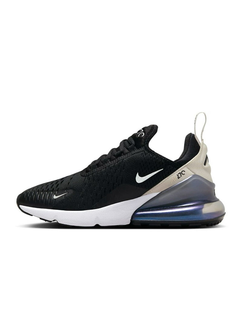Women's Nike Air Max 270 Black/Metallic Silver-Phantom
