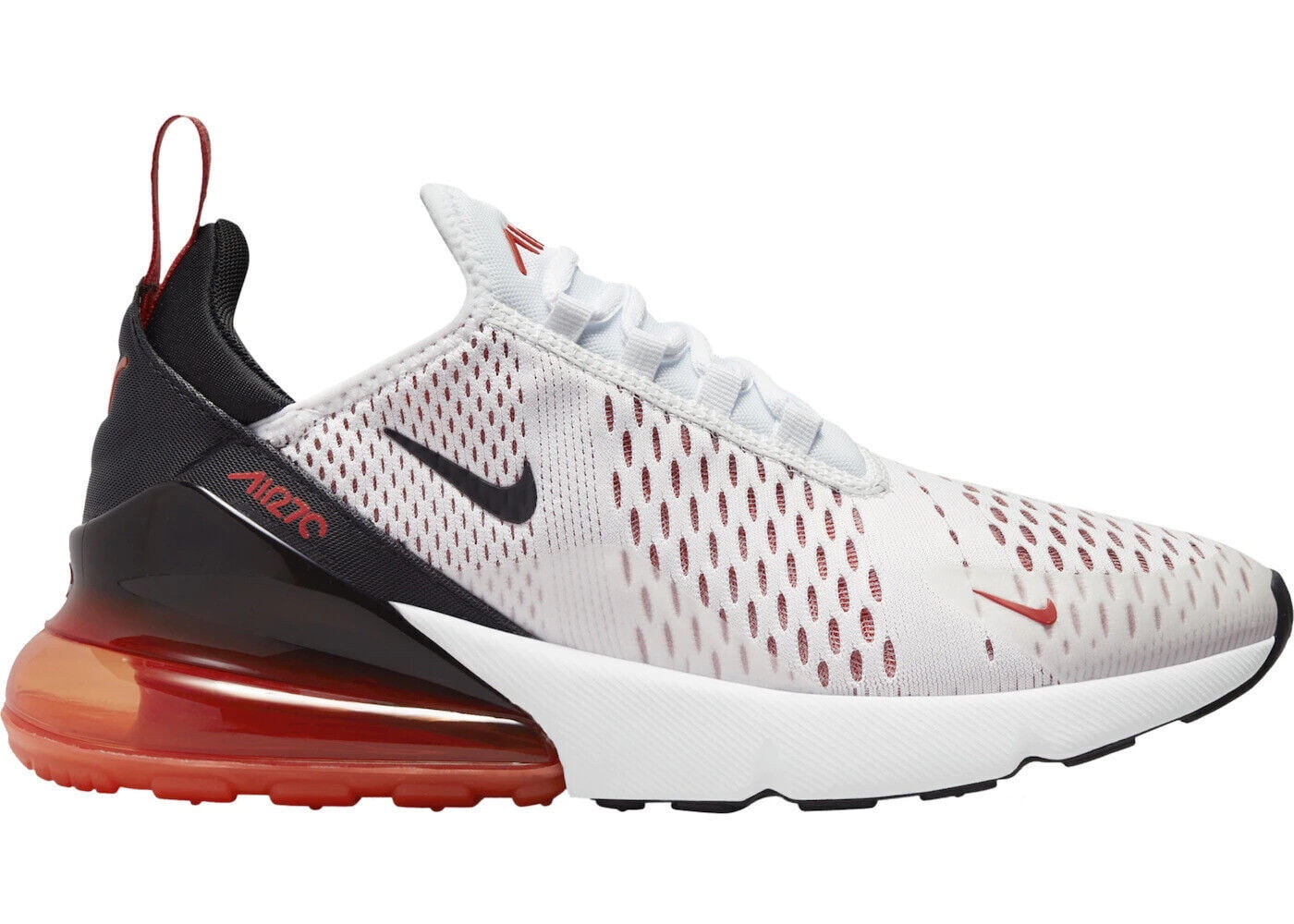 Women's Nike Air Max 270 White/Black-Mantra Orange (DZ4439 100) - 7.5 ...