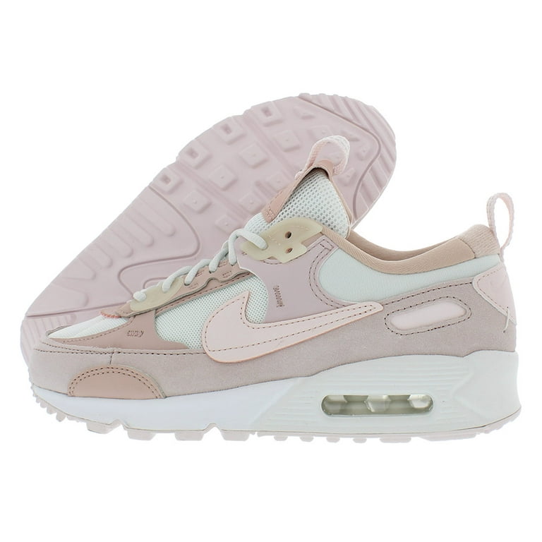 Nike Women's Air Max 90 Futura Shoes in Summit White/Light Soft