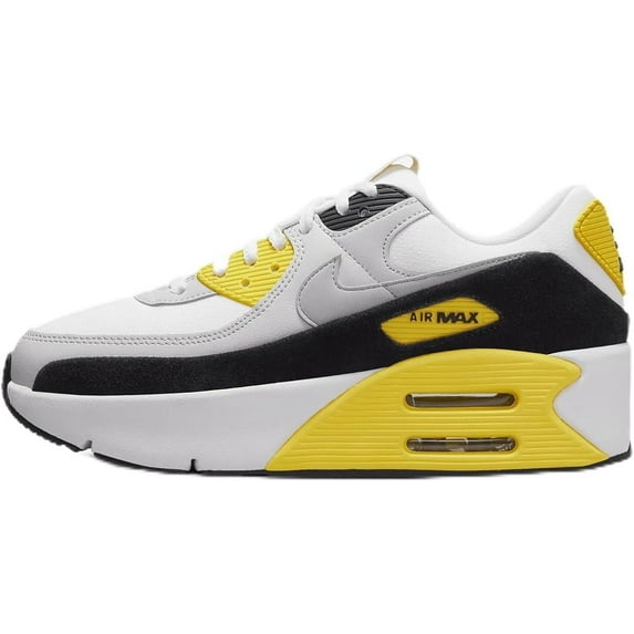 Women's Nike Air Max 90 LV8 White/Wolf Grey-Black (FD4328 105) - 9