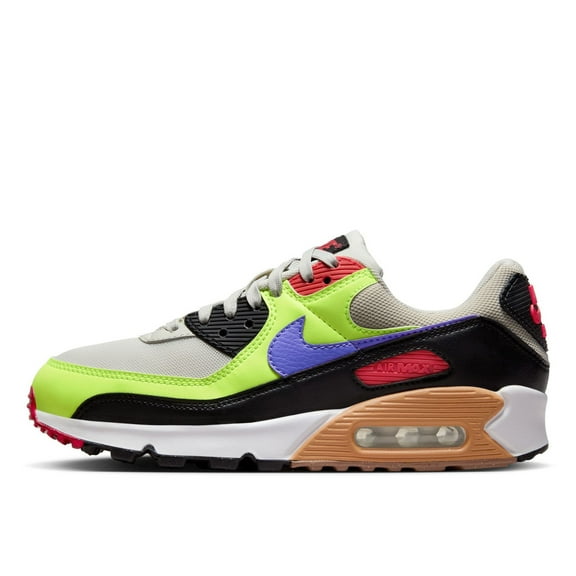 Women's Nike Air Max 90 Light Bone/Lt Ultramarine-Volt (DH8010 003) - 6.5