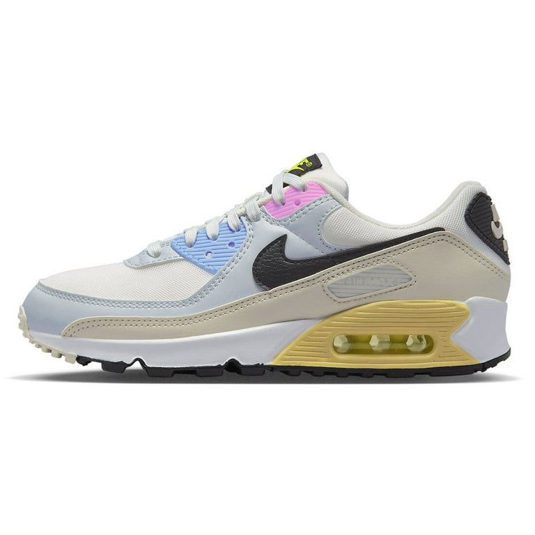 Women's Nike Air Max 90 Summit White/Black-Light Bone (DQ0374 100