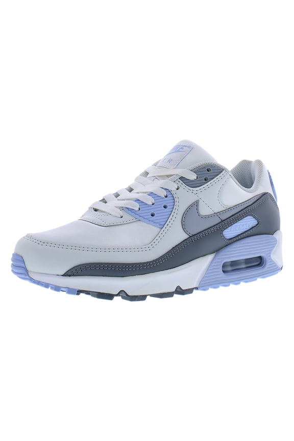 Air Max 90 Leather Womens Shoes Size 10, Color: White/Wolf Grey/Photon Dust