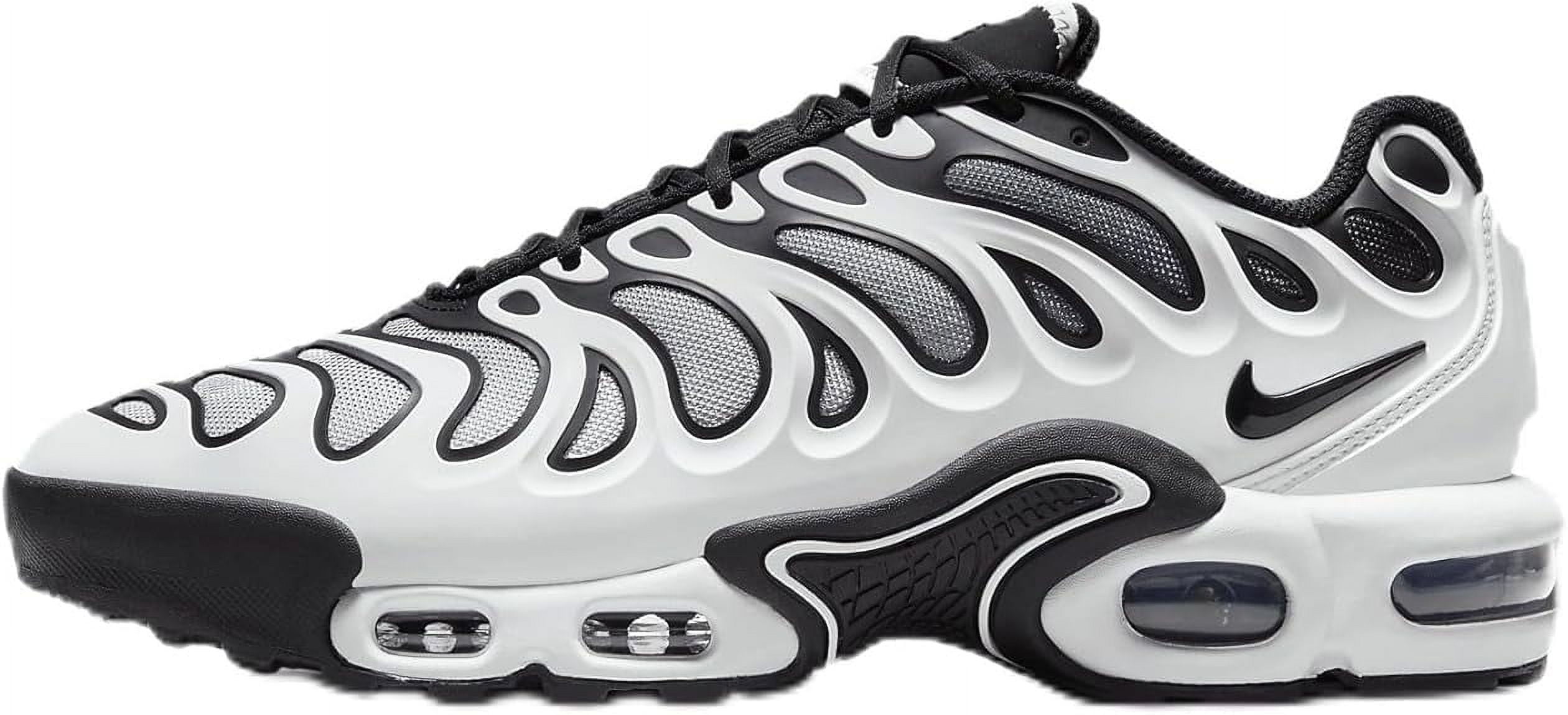 靴 Nike Air Max Plus White/Black-Pure Nike Air Max Plus TN White/Black-Metallic Silver size 6 US W
