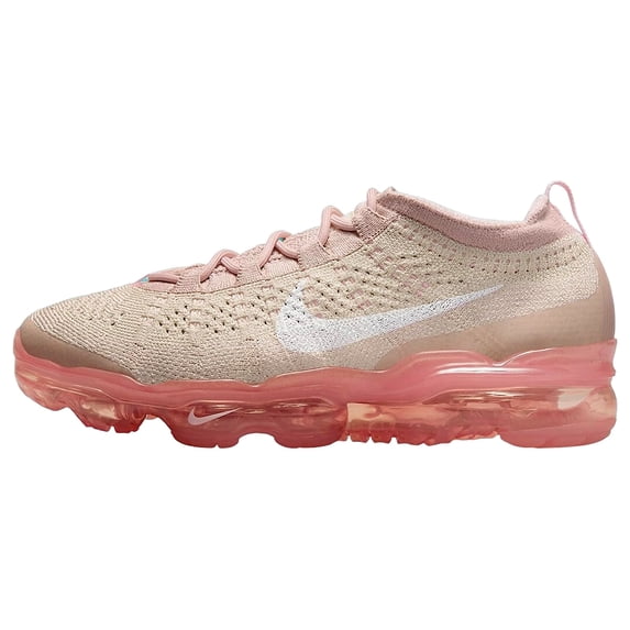 Nike Air VaporMax 2023 Flyknit Womens Shoes Size 9, Color: Beige/Pink