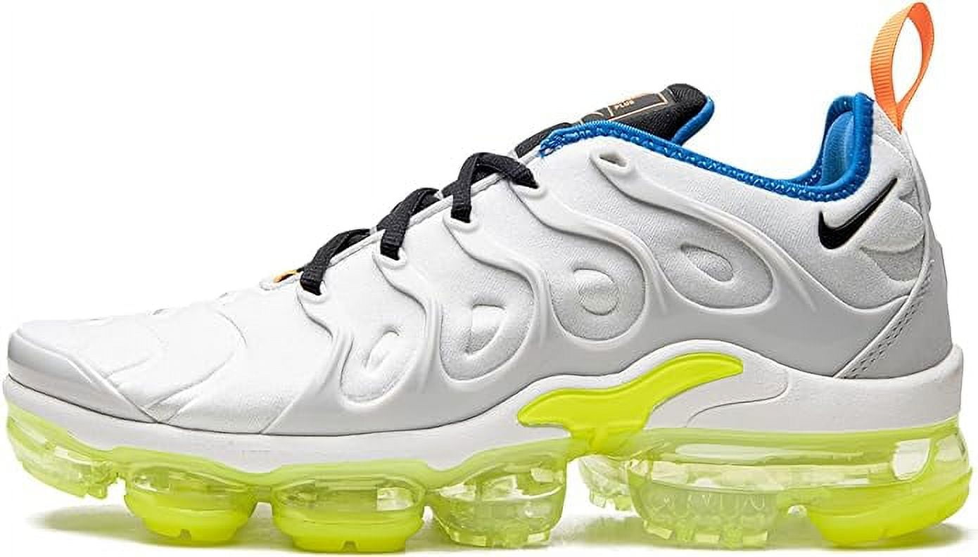 Nike vapormax black and white volt hot sale