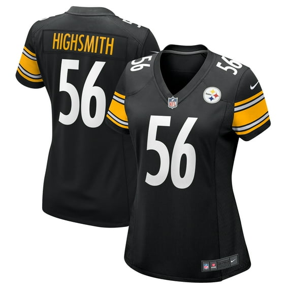 Women's Nike Alex Highsmith Black Pittsburgh Steelers Team Game Jersey