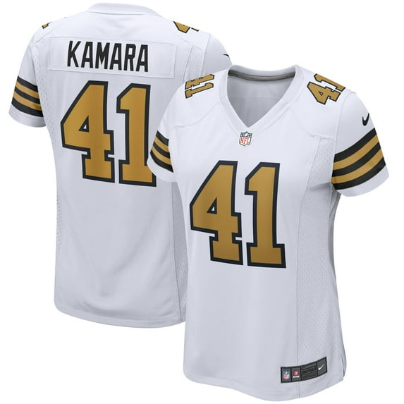 Women's Nike Alvin Kamara White New Orleans Saints Alternate Game Player Jersey