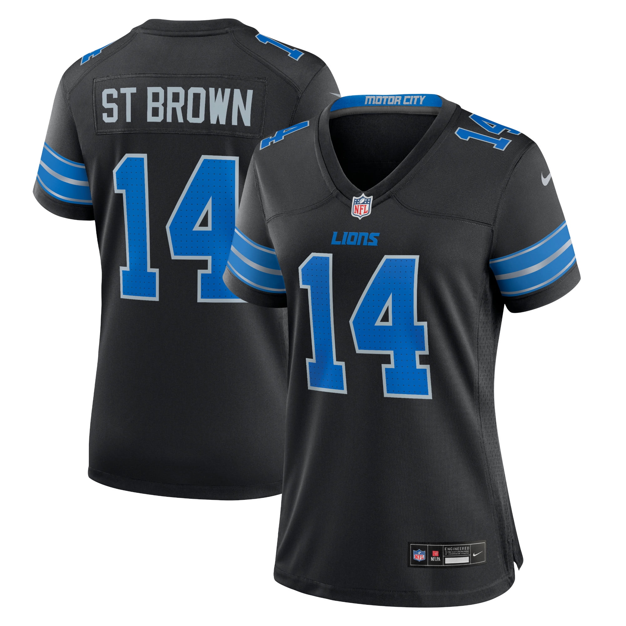Detroit lions black alternate jersey outlet