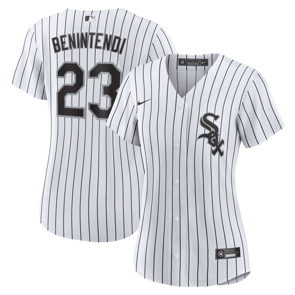 Women's Nike Andrew Benintendi White/Black Chicago White Sox Home Official Player Jersey