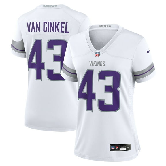 Women's Nike Andrew Van Ginkel White Minnesota Vikings Alternate Game Jersey
