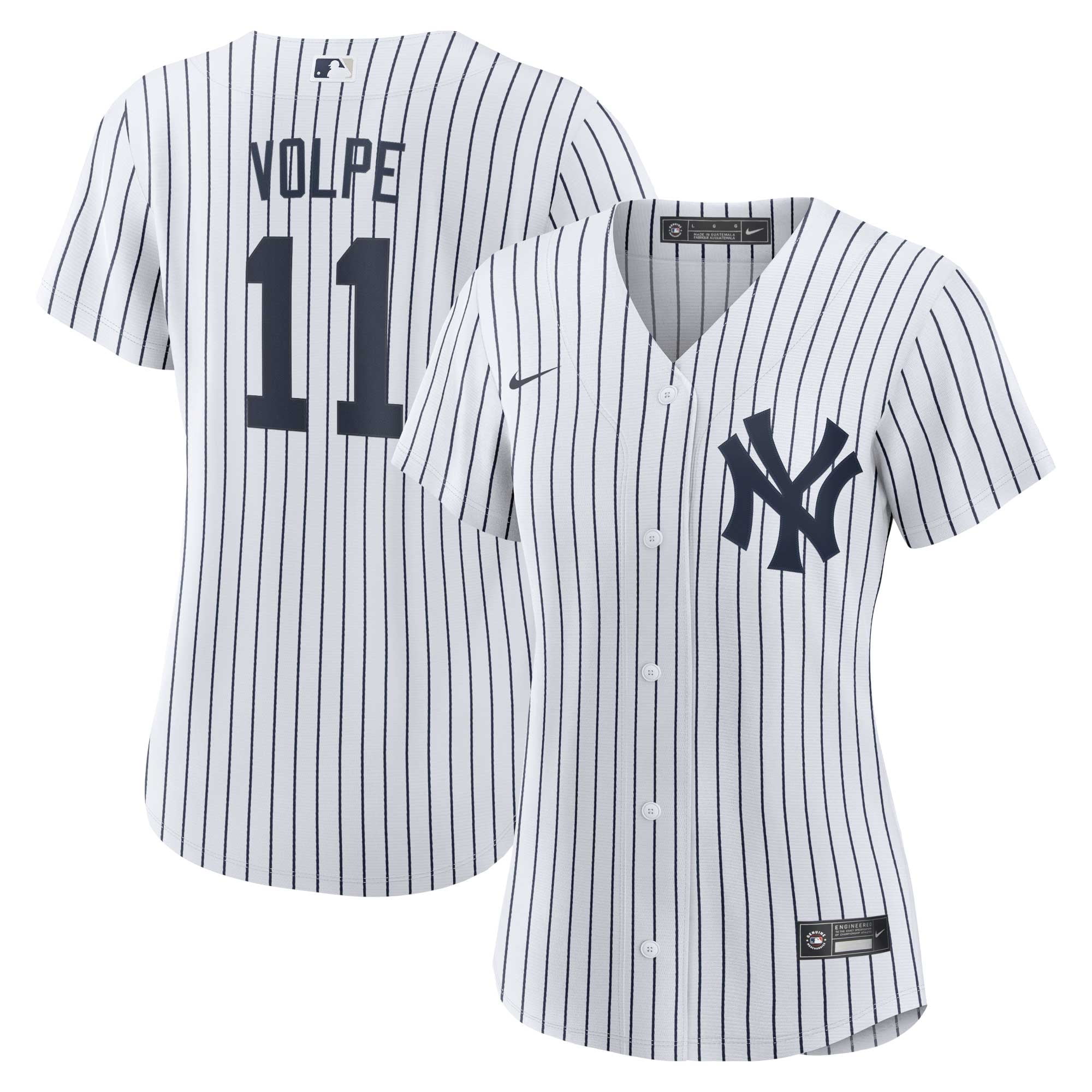 DJ LeMahieu New York Yankees Autographed Nike White Replica Jersey
