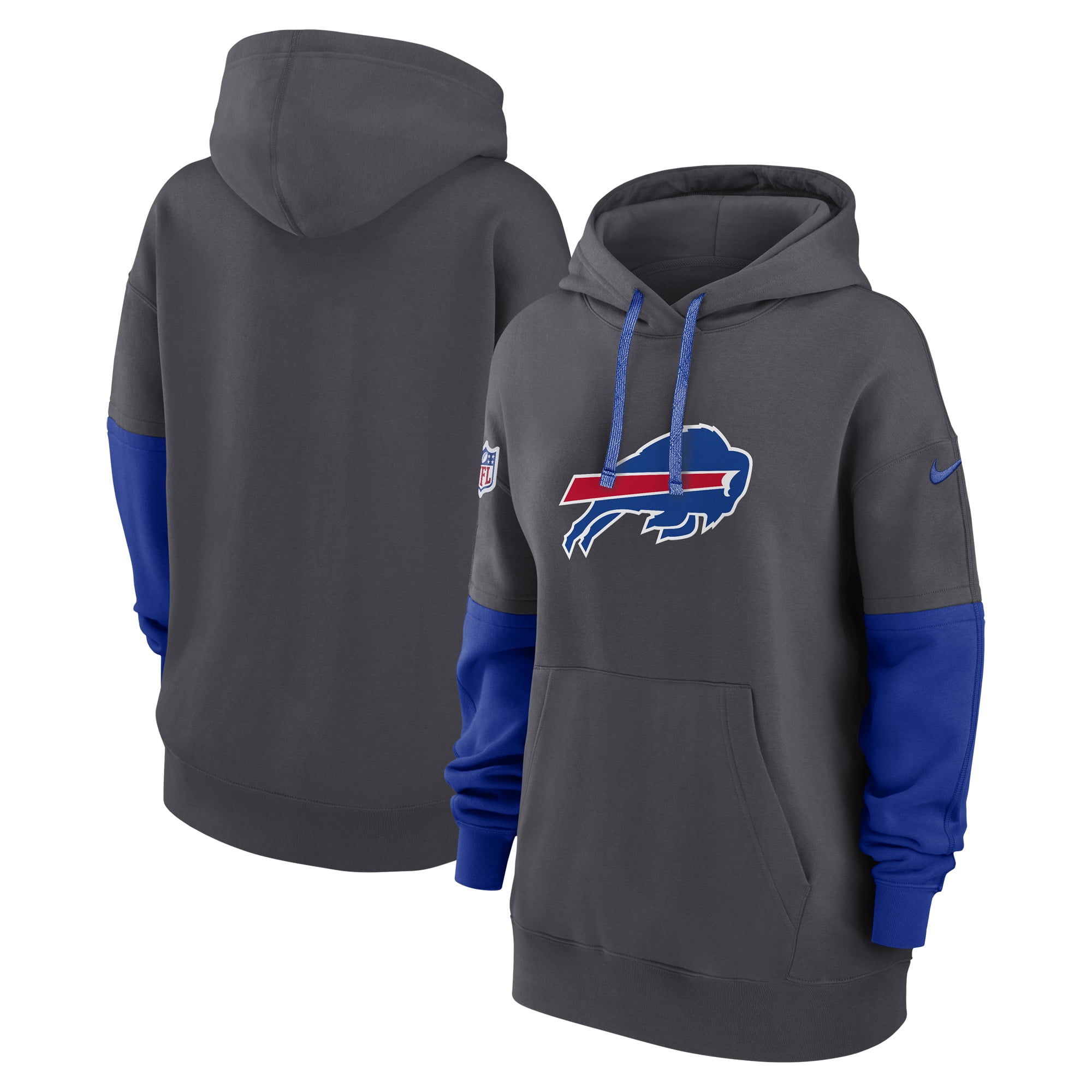 売れ筋商品|||ナイキ カットソー トップス レディース Women's Anthracite/ Buffalo Bills 2024 Sideline Essential Fleece Pullover Hoodie Anthracite,  Women's Nike Anthracite Buffalo Bills 2024 Sideline