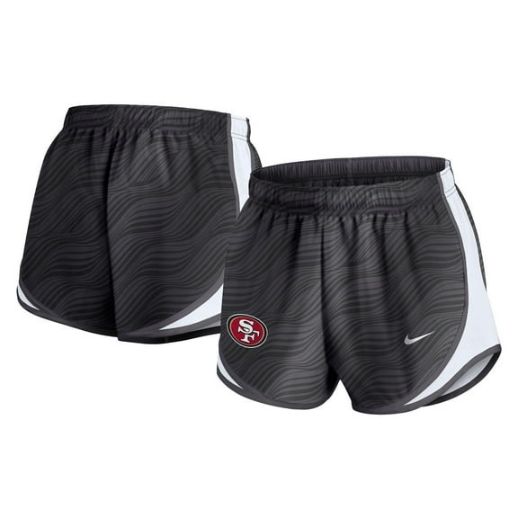 Women's Nike Anthracite San Francisco 49ers Tempo Dri-FIT Shorts