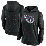Women's Nike Anthracite Tennessee Titans NFL Crucial Catch Therma Pullover Hoodie