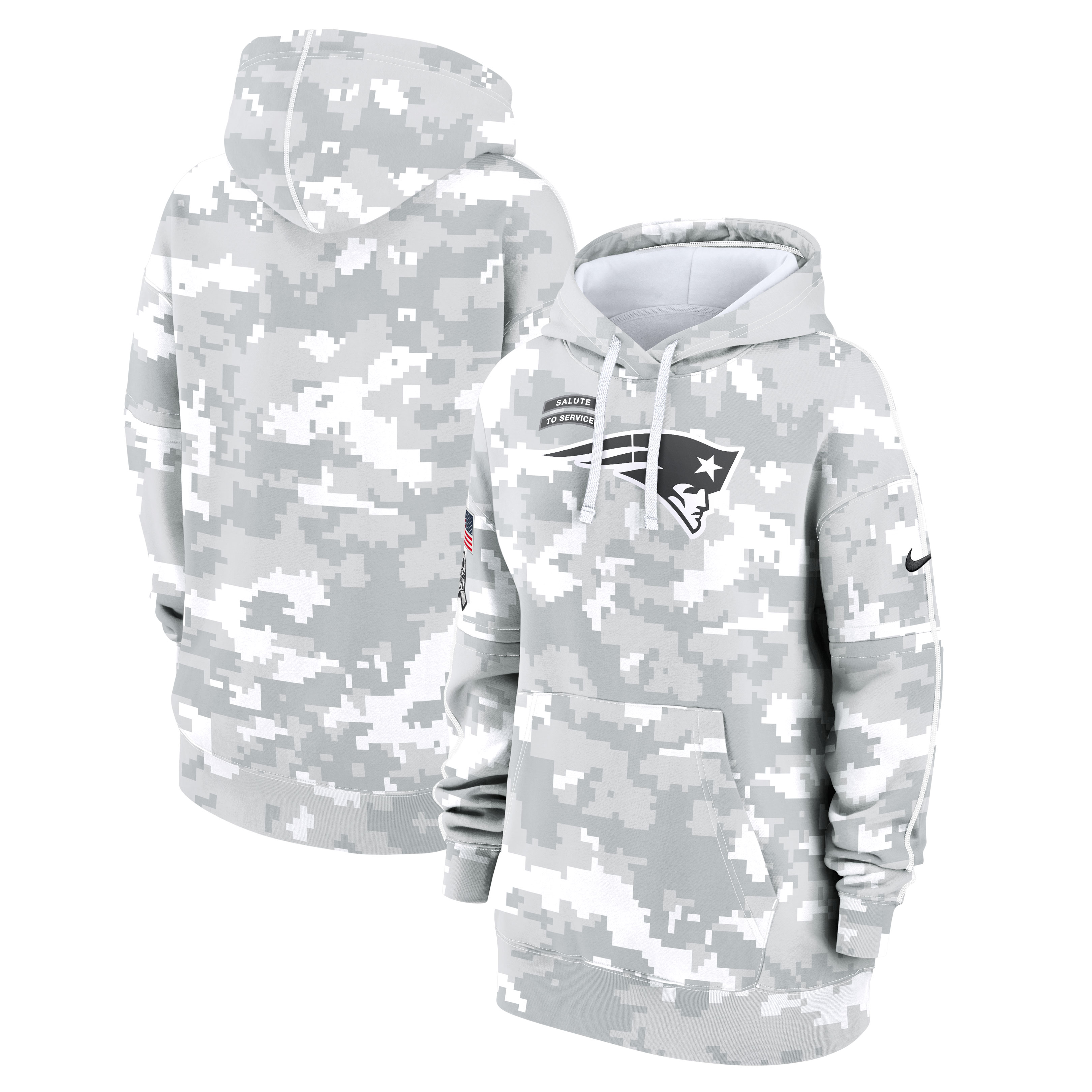 Women's Nike Arctic Camo New England Patriots 2024 Salute To Service