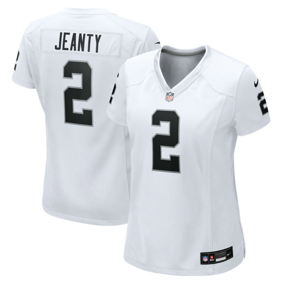Women's Nike Ashton Jeanty White Las Vegas Raiders Game Jersey