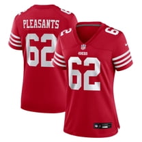 Women's Nike Austen Pleasants  Scarlet San Francisco 49ers Team Game Jersey