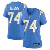 Women's Nike Austin Deculus  Powder Blue Los Angeles Chargers Team Game Jersey