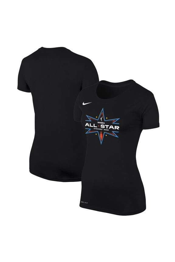 Women's Nike Black 2022 WNBA All-Star Game Logo Legend Performance T-Shirt