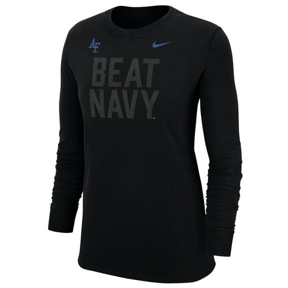 Women's Nike  Black Air Force Falcons APLS Fighting Falcon Collection Rivalry Long Sleeve T-Shirt