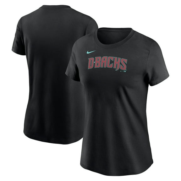 Women's Nike Black Arizona Diamondbacks Wordmark T-Shirt