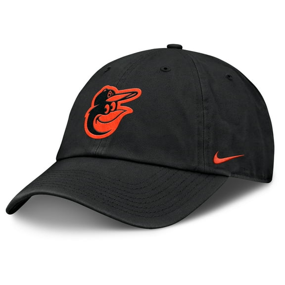 Men's Nike Black Baltimore Orioles Club Adjustable Hat