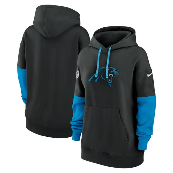Women's Nike Black Carolina Panthers Sideline Essential Hoodie