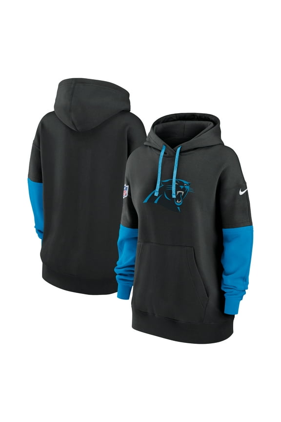 Women's Nike Black Carolina Panthers Sideline Essential Hoodie