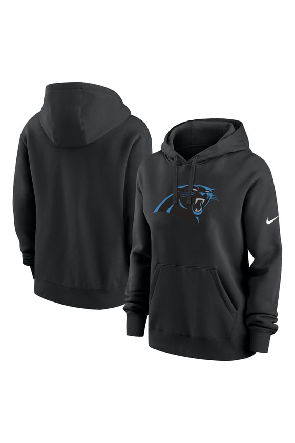 Women's Nike Black Carolina Panthers Club Fleece Hoodie