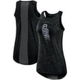 thumbnail image 1 of Women's Nike Black Colorado Rockies Logo Fade High Neck Performance Tank Top, 1 of 3
