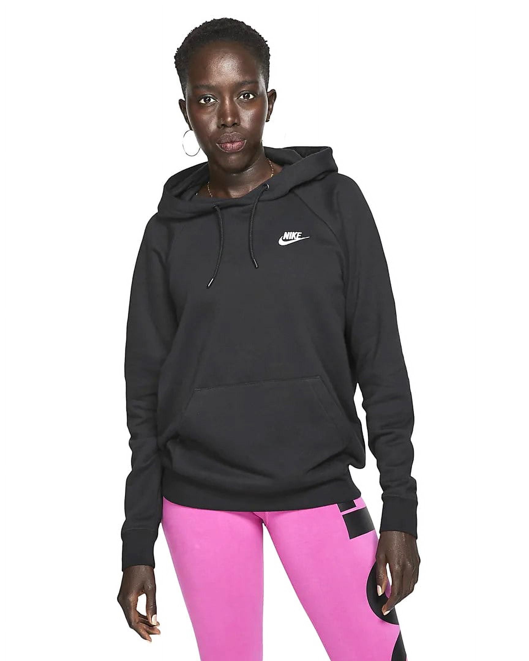 nike black essentials hoodie