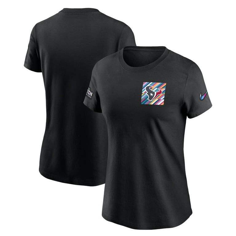 Women's Nike Black Houston Texans Crucial Catch Sideline Tri-Blend