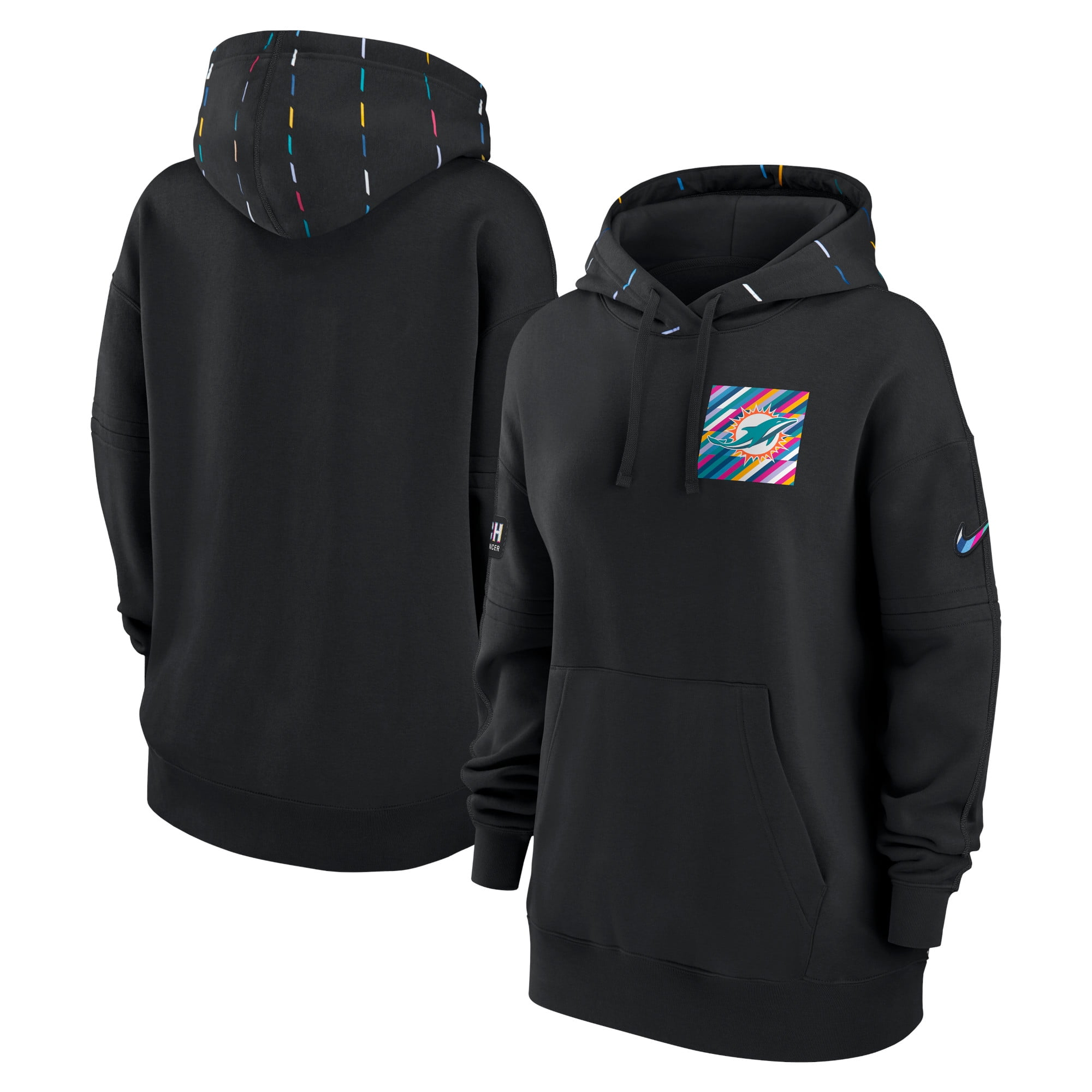 Women's Nike Black Miami Dolphins 2023 NFL Crucial Catch Club