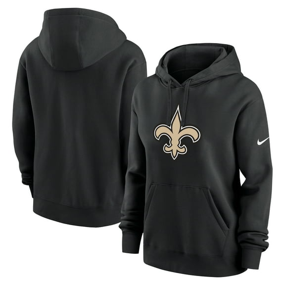 Women's Nike Black New Orleans Saints Club Fleece Hoodie