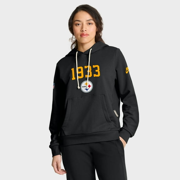 Women's Nike Black Pittsburgh Steelers 1933 Sideline Standard Issue Dri-FIT Hoodie