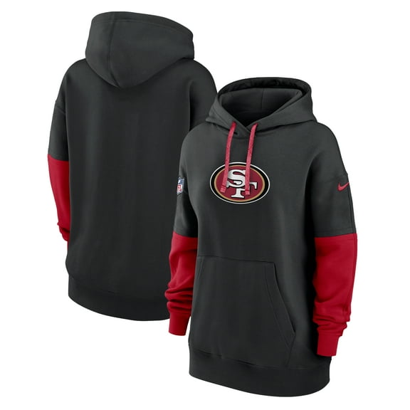 Women's Nike Black San Francisco 49ers Sideline Essential Hoodie