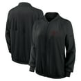thumbnail image 1 of Women's Nike Black San Francisco 49ers Raglan Full-Zip Jacket, 1 of 3