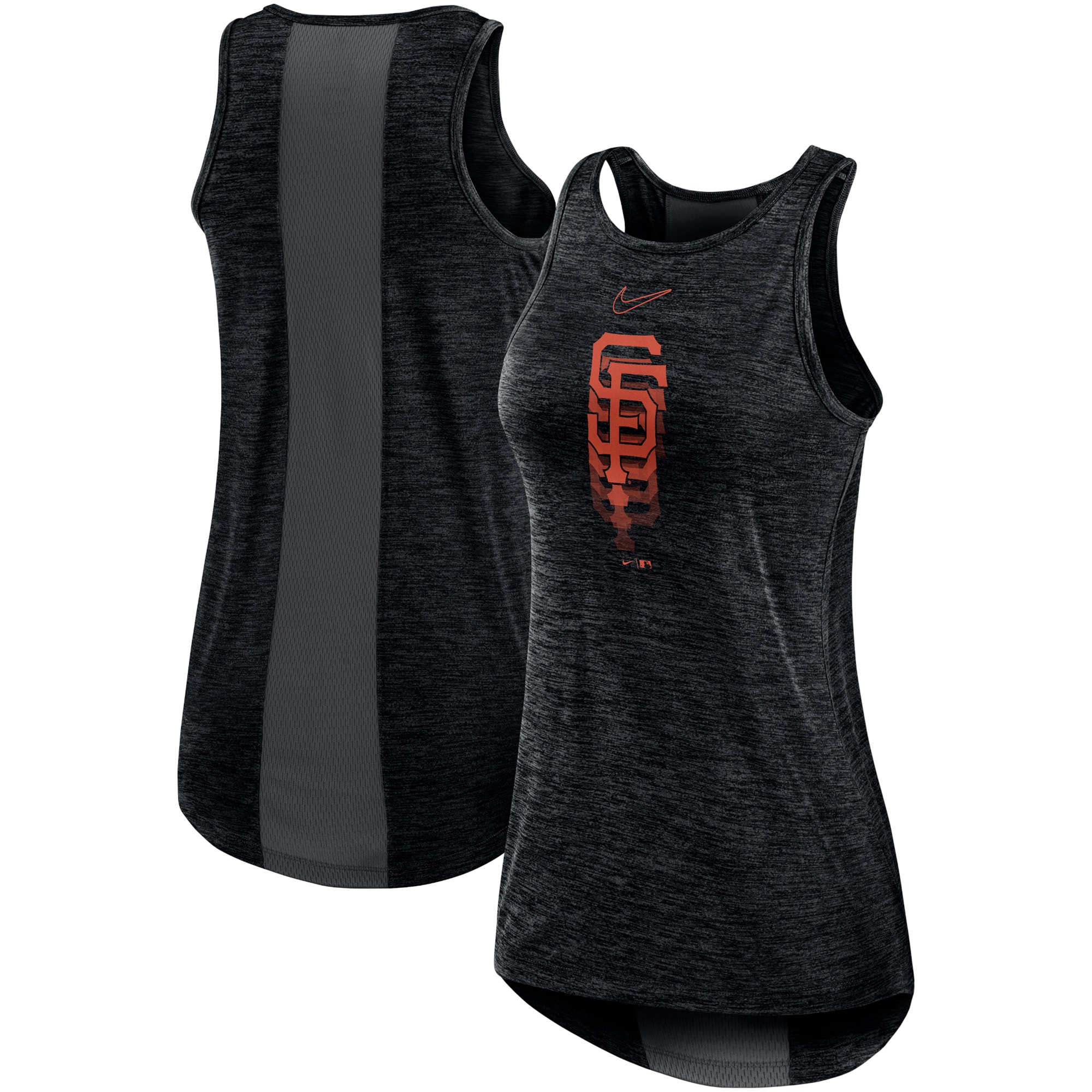 売れ筋商品|||ナイキ カットソー トップス レディース Women's Black Colorado Rockies Logo Fade High Neck Performance Tank Top Black Women's Nike Black Colorado Rockies Logo Fade High Neck