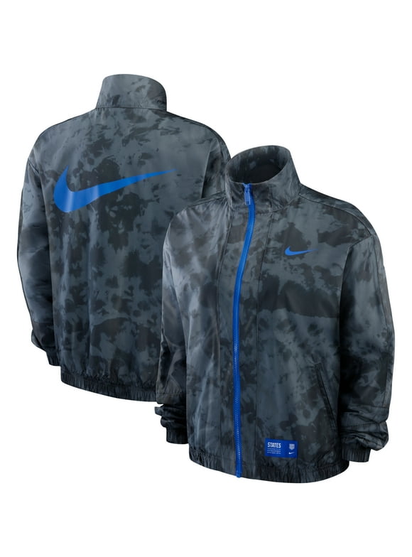 Women's Nike  Black USMNT Essential Full-Zip Jacket